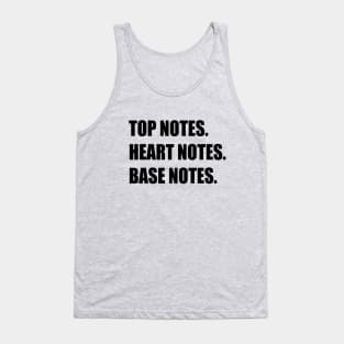 Fragrance Notes Design Tank Top